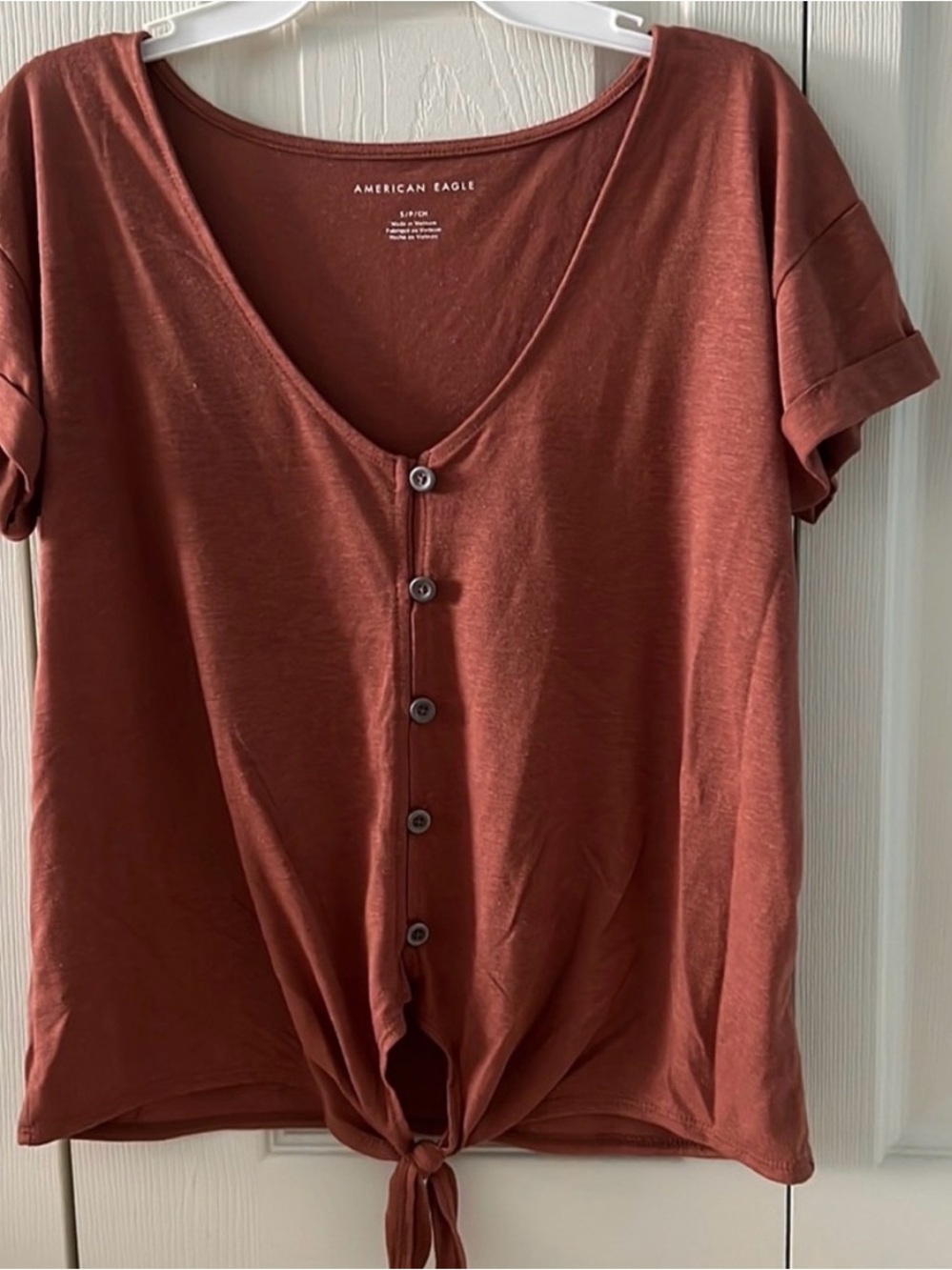 American Eagle Shirt & Dress & Romper Summer Bundle of 8. Great condition. - Picture 5 of 16